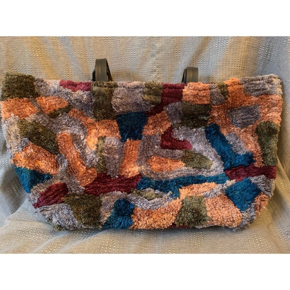 ZARA Large Hand Made Carpet Tote Bag - Picture 9 of 11